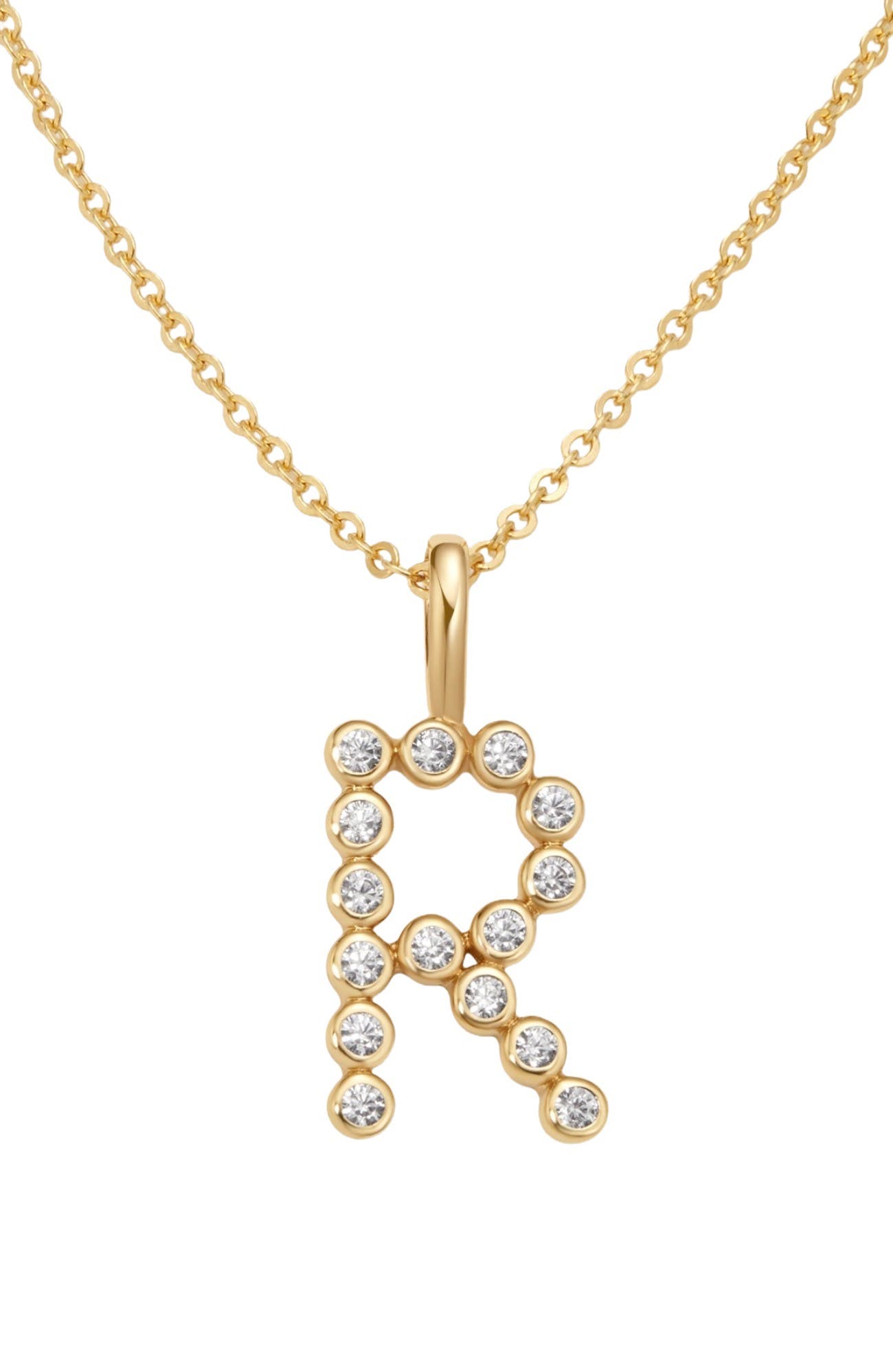 Gold Vermeil Initial R