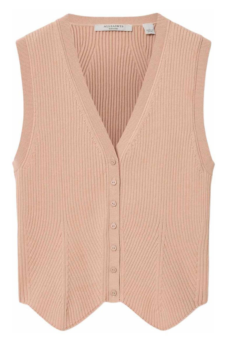 Cruz Rib Vest, Alternate, color, TUSCAN PINK
