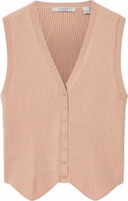 AllSaints Cruz Rib Vest