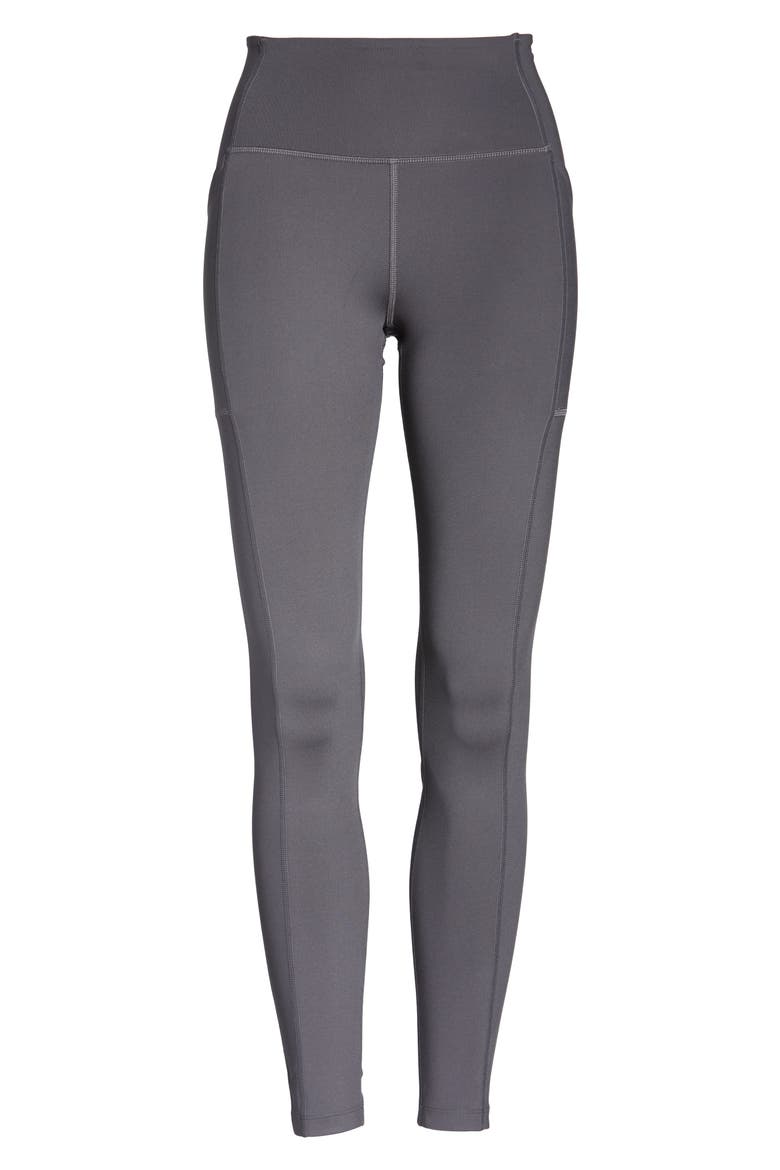 High Waist Pocket Leggings, Alternate, color, MOON