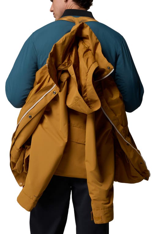 Columbia High Cascades 3-in-1 Reversible Hooded Jacket In Brown