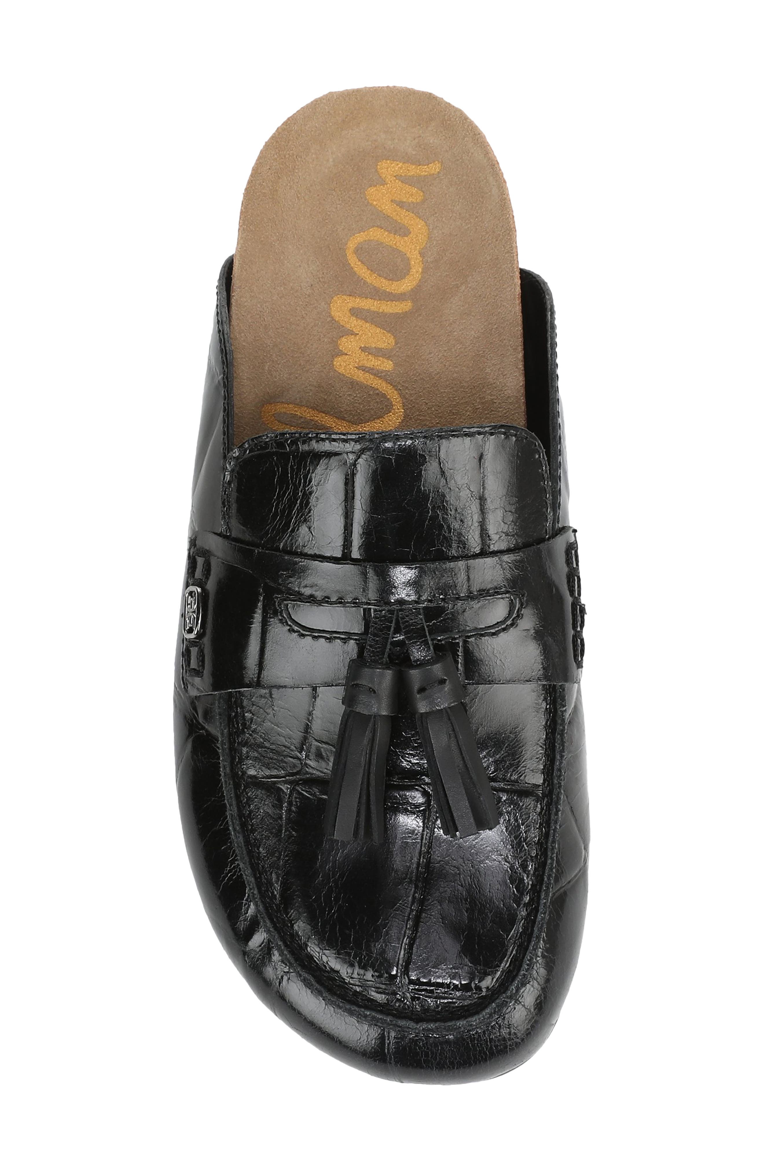 Sam Edelman Astrid Tassel Loafer, Alternate, color, Black