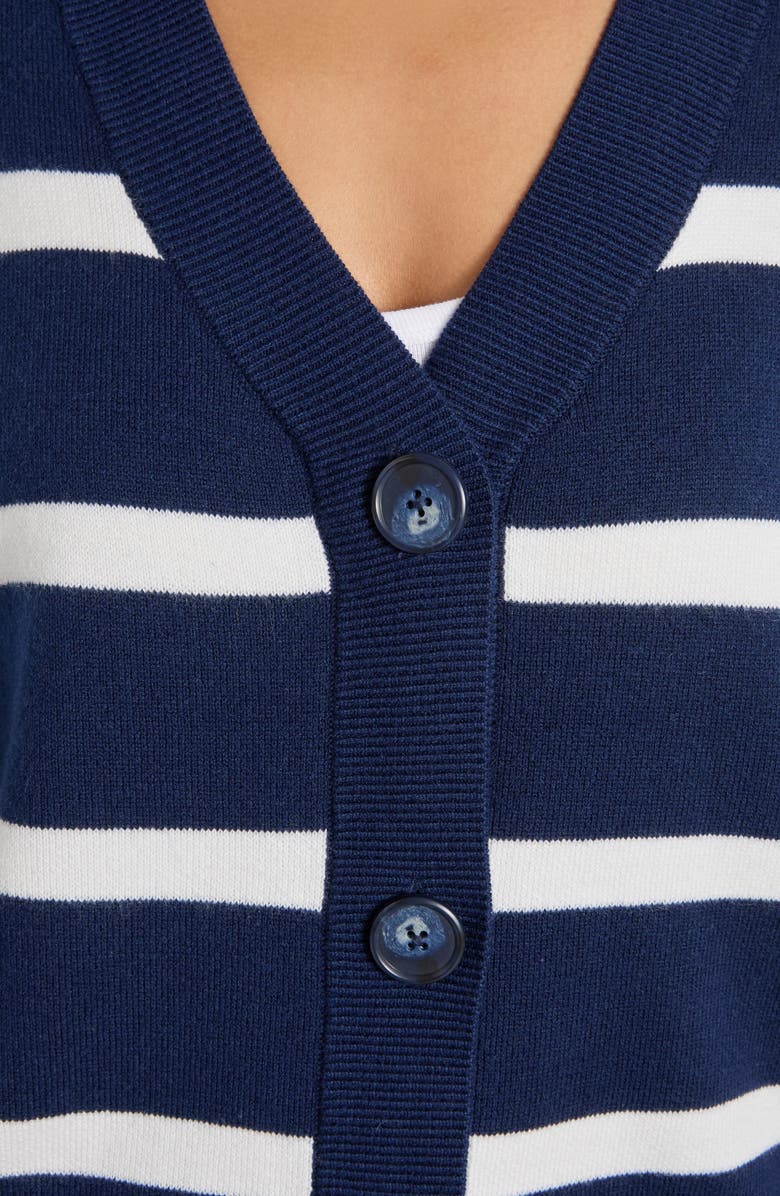 Splendid Lynn Cardigan, Alternate, color, Navy/ Moonstone
