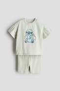 H&M 2-piece Printed Cotton Set