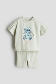 H&M 2-piece Printed Cotton Set