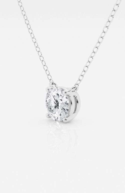 Badgley Mischka Collection Diamond Pendant Necklace In White