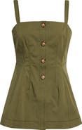 Veronica Beard Kariselle Button-Front Top
