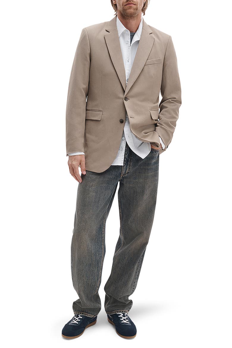 Butler Virgin Wool Blend Blazer, Alternate, color, STONE