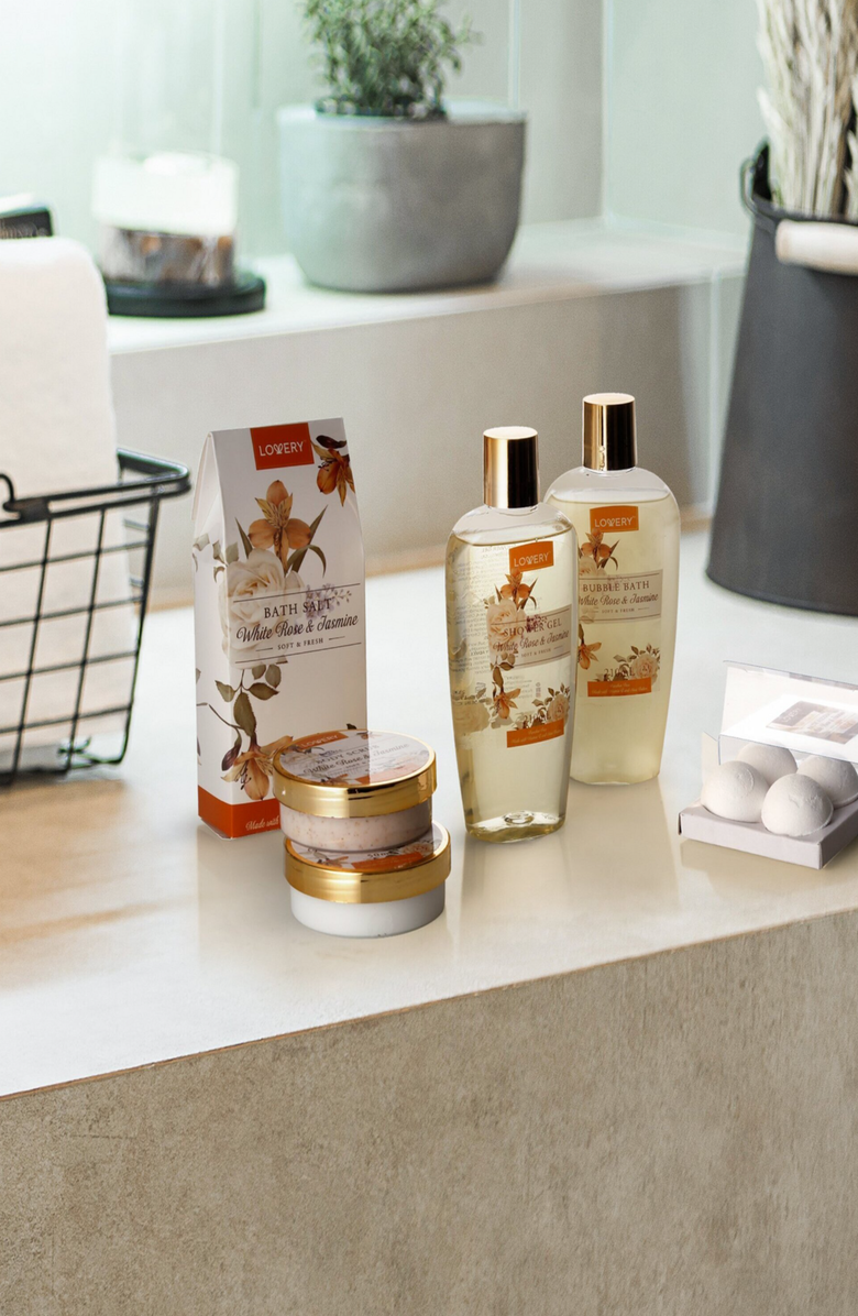 Lovery Home Spa Gift Basket - Luxury 11 pc Bath 
Body Gift Set, Alternate, color, 