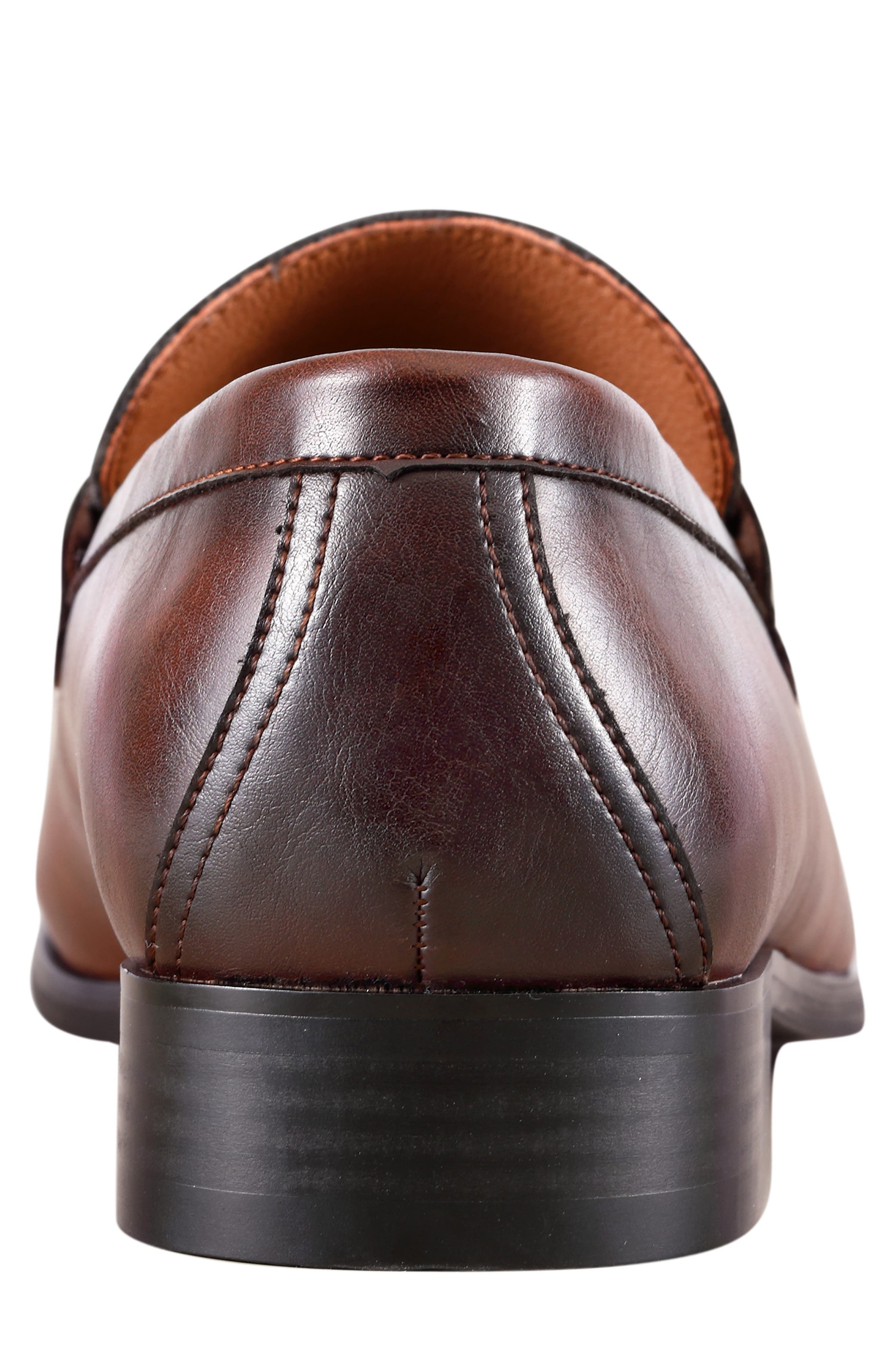 Sawlin Loafer, Alternate, color, DARK BROWN