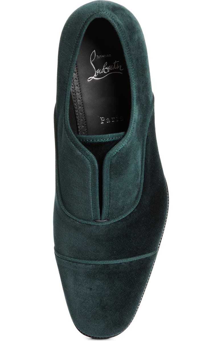 Christian Louboutin Alpha Male II Cap Toe Slip-On, Alternate, color, Agave