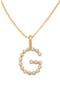  Gold Vermeil Initial G