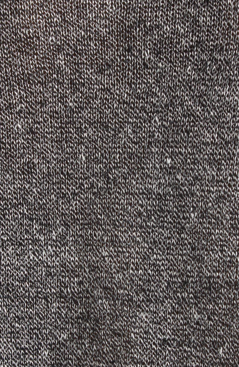 R13 Ripped Linen Cardigan, Alternate, color, Black Multi