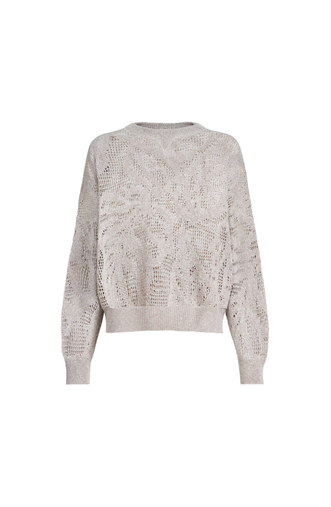 Dazzling water lilies sweater