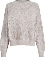 Brunello Cucinelli Dazzling water lilies sweater