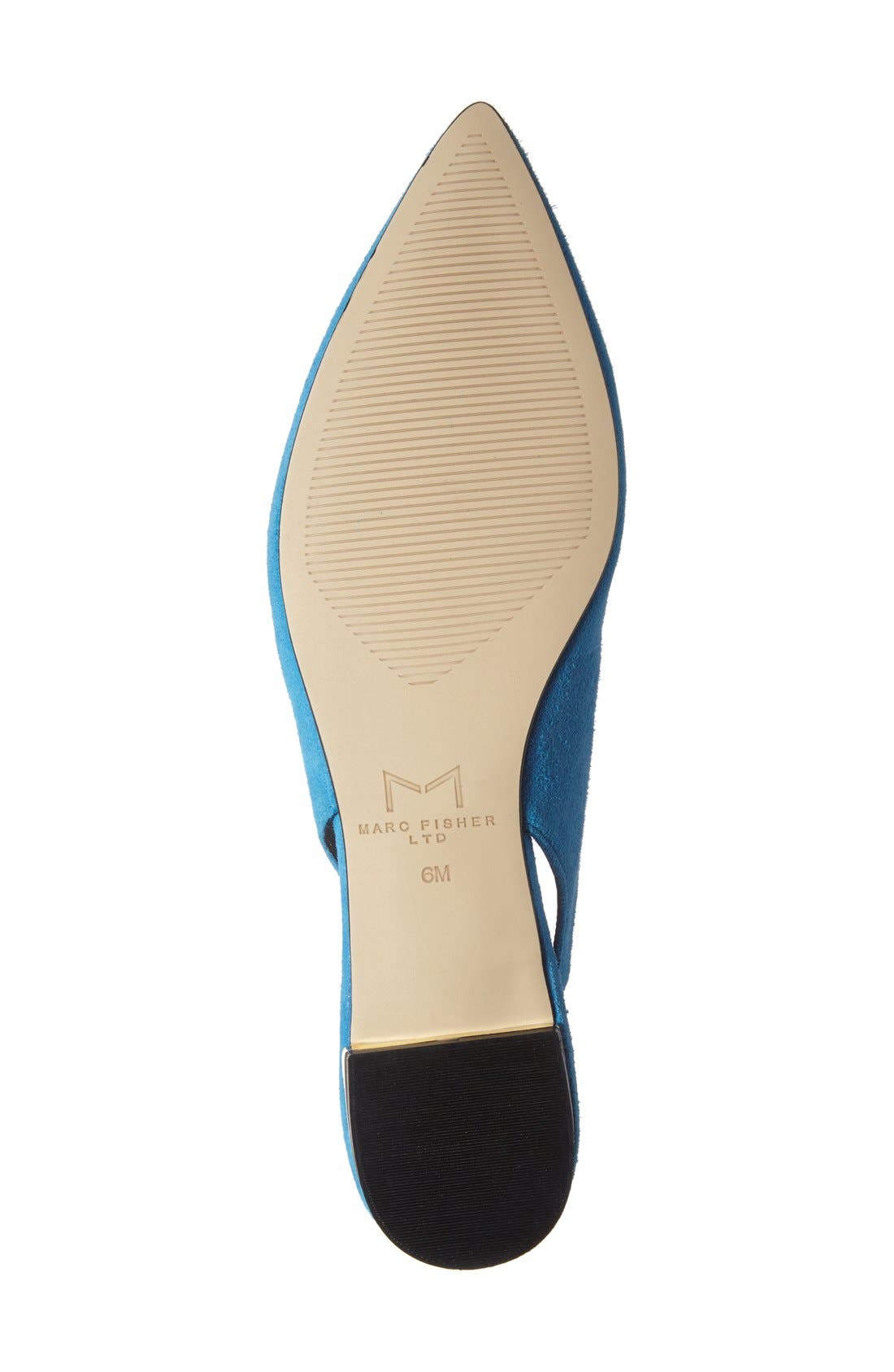 'Silvia' Slingback Flat, Alternate, color, COBALT SUEDE