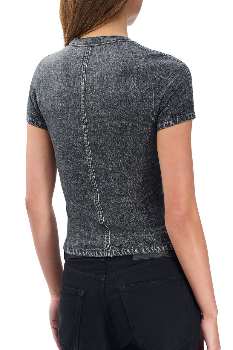 rb Miramar Trompe l'Oeil Print T-Shirt, Alternate, color, WASHED BLACK