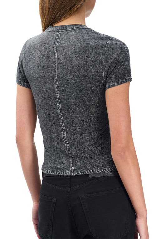 Rag & Bone Miramar Jersey Baby Tee In Blue