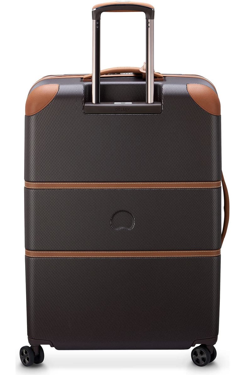 Delsey Paris Chatelet Air 2.0 Checked-Large 28 Inch Hardside Luggage with Spinner Wheels, Alternate, color, Chocolate Brown