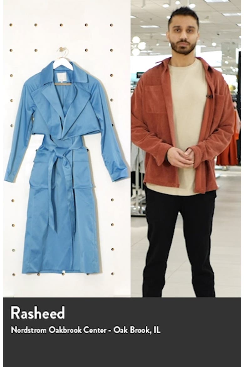 Duchesse Tech Satin Trench Coat video