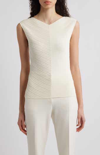 BOSS Faitini Rib Sleeveless Top