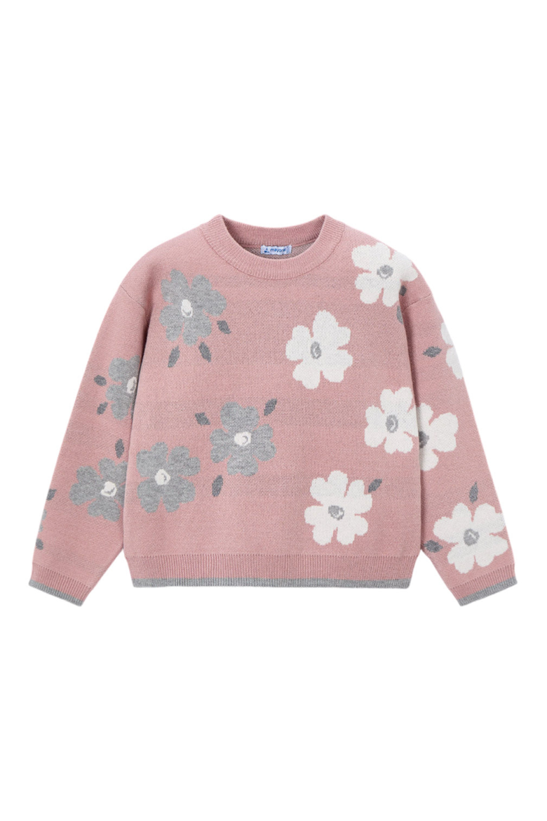 Jacquard Sweater, Main, color, Pink