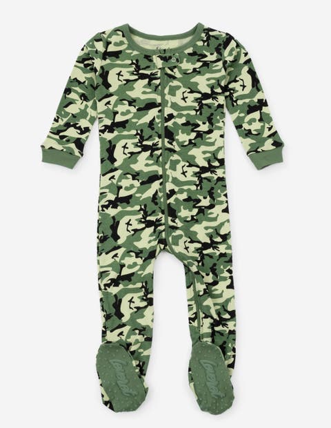 Footed Cotton Pajamas Matching Family Coordinated Playful Prints (Baby)