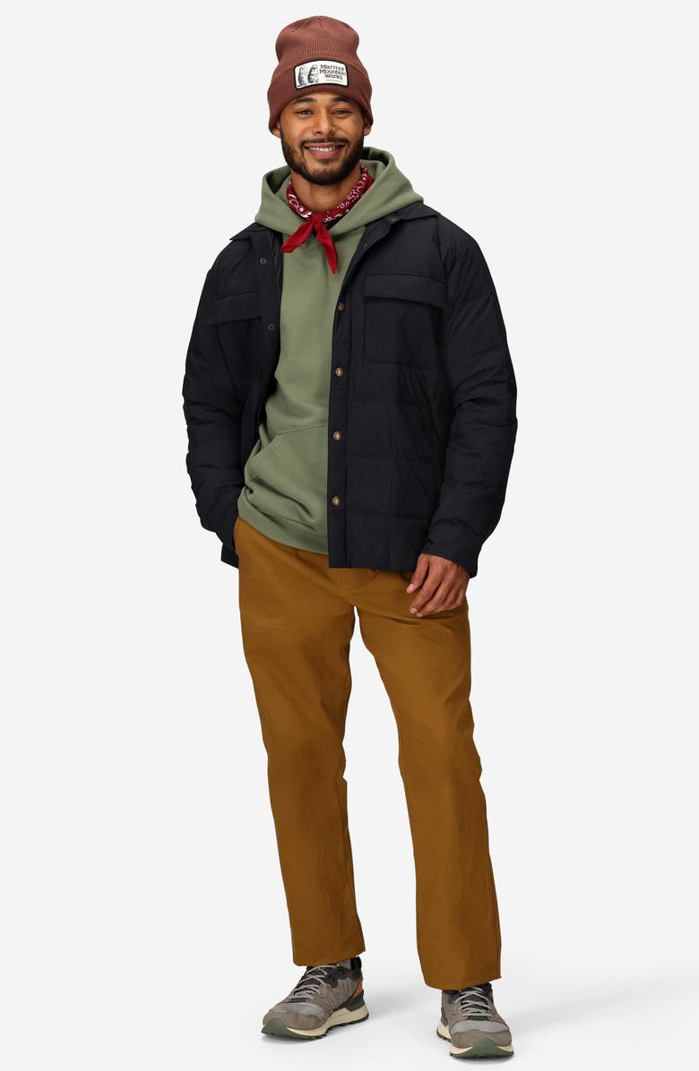 Marmot Ares 700 Fill Power Down Shacket, Alternate, color, Black