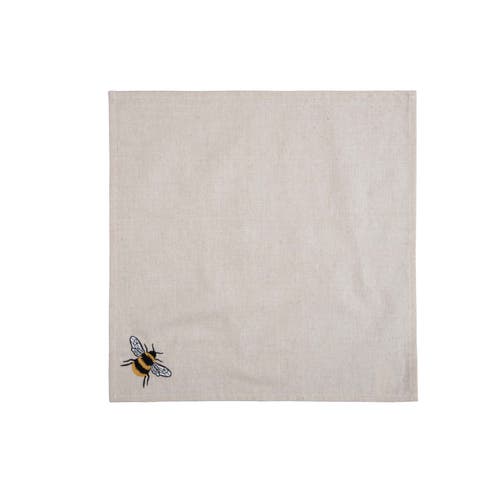 C & F Home C&f Home Lavender & Bee Garden Embroidered Machine Washable Napkins Set Of 6 In Neutral