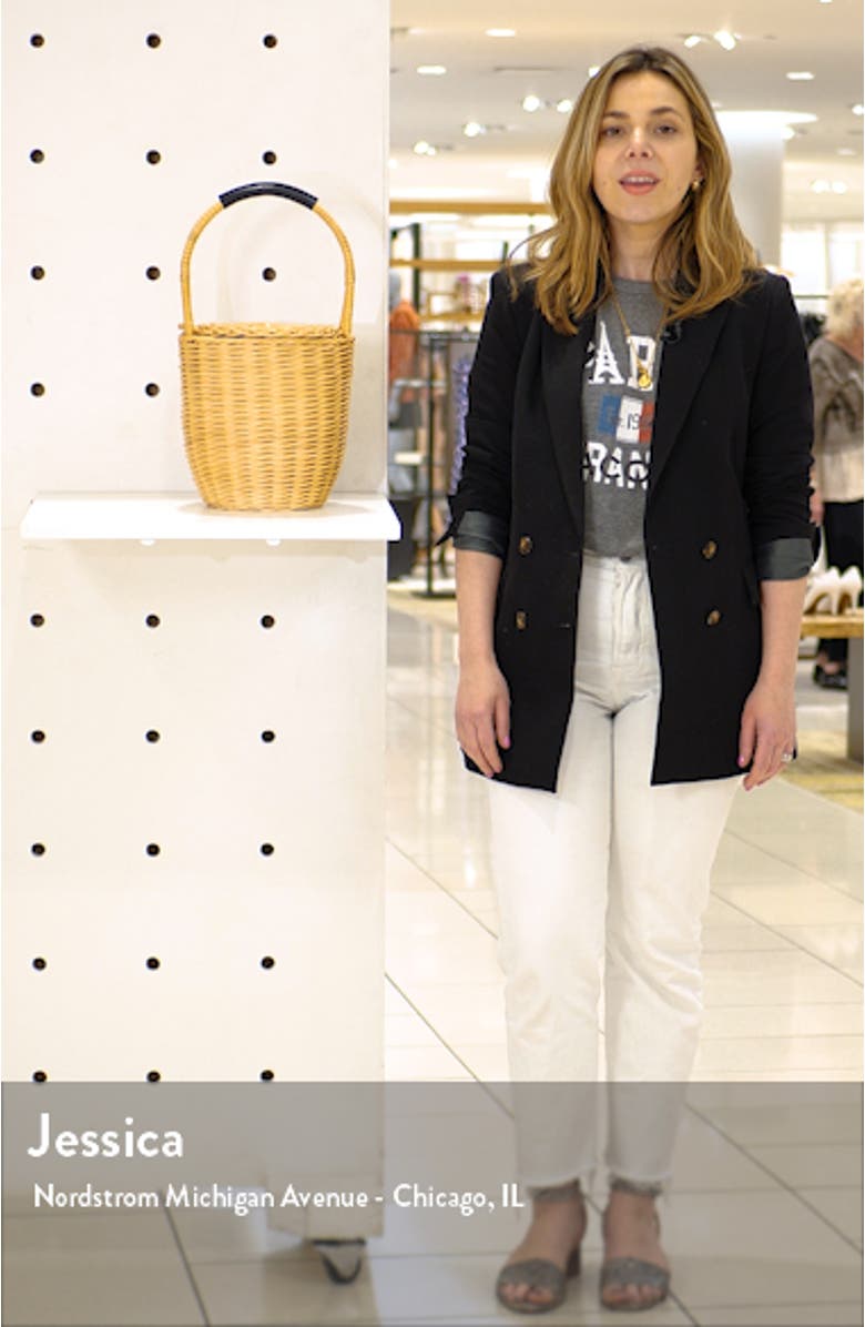 Panier Jeanne Wicker Basket Bag, sales video thumbnail