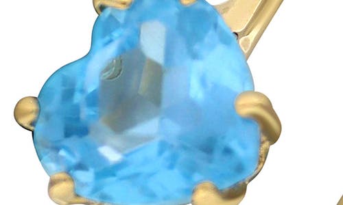 Bony Levy 14k Gold Heart Stone Ring In Blue