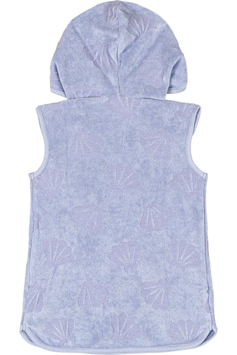 Princess Hooded Swimwear Cover Up, Alternate, color, Ariel Flounder Lilac