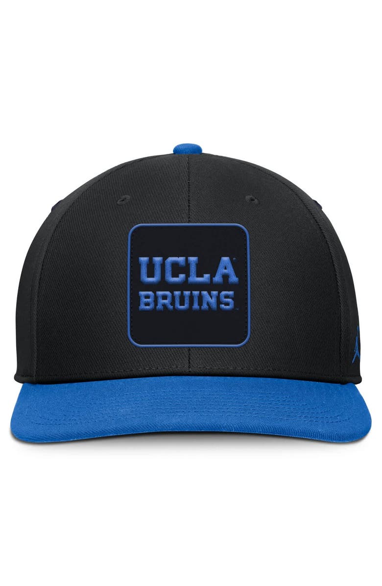 Jordan Brand Men's Jordan Brand Black/Blue UCLA Bruins 2025 Sideline Campus Pro Local Snapback Hat, Alternate, color, Black