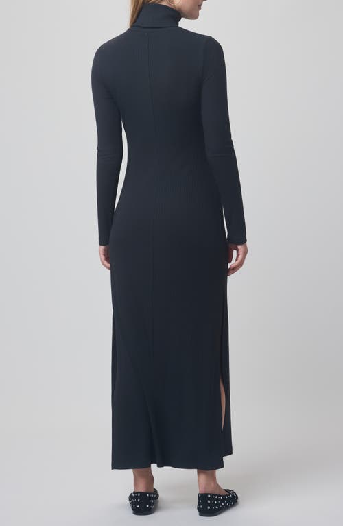 Splendid X @cellajaneblog Rib Turtleneck Dress In Black