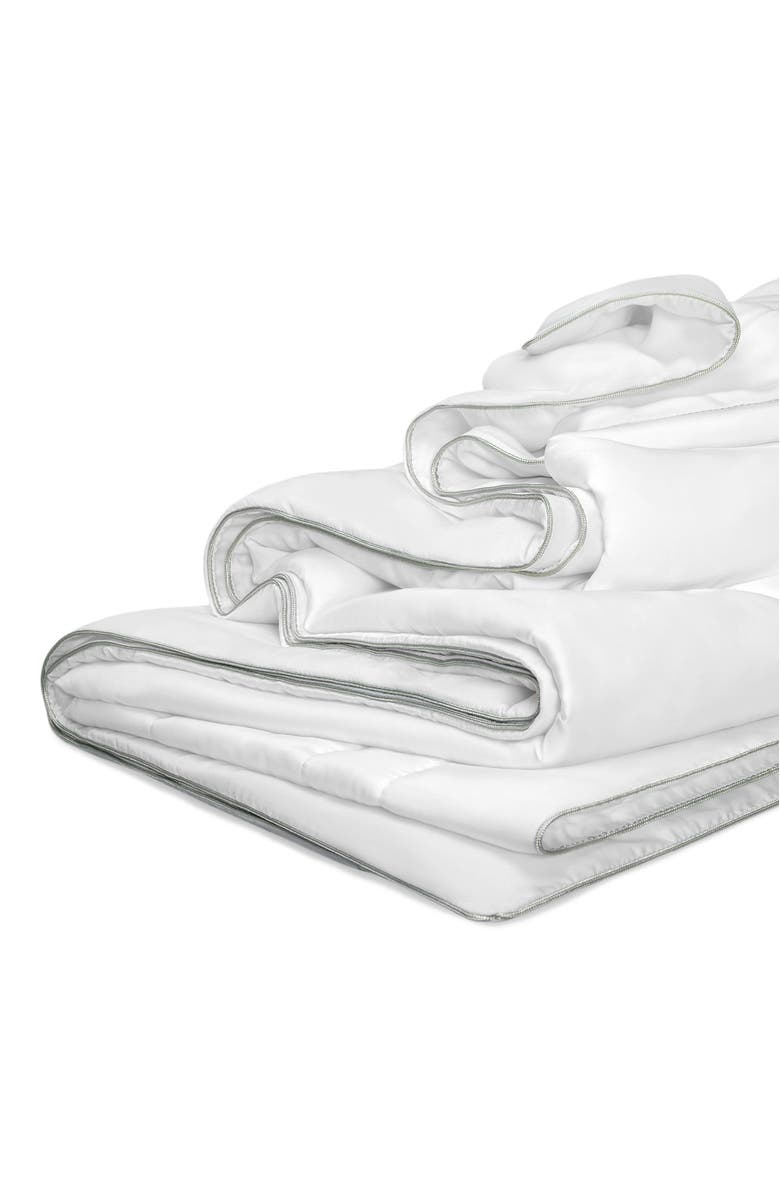 Togas Ilbama eucalyptus fiber comforter, Alternate, color, White