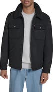 Levi's Brushed Twill Depot Jacket with Faux Shearling Collar