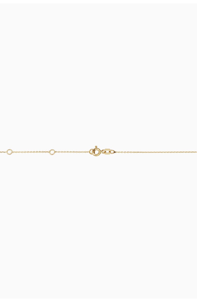 Oradina 14K Yellow Gold Sweet Oval Pendant Necklace, Alternate, color, Yellow Gold