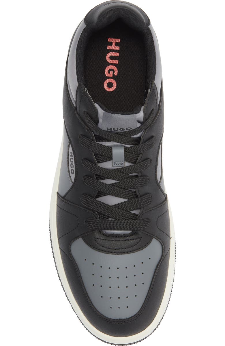 BOSS Hadrian Tenn Sneaker, Alternate, color, Charcoal