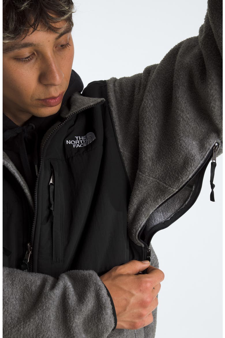 Retro Denali Jacket, Alternate, color, TNF MID GREY HEATHER/ BLACK