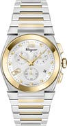 FERRAGAMO Vega Chronograph Swiss Quartz Bracelet Watch, 40mm