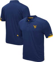 COLOSSEUM Men's Colosseum Navy West Virginia Mountaineers Big & Tall Santry Polo