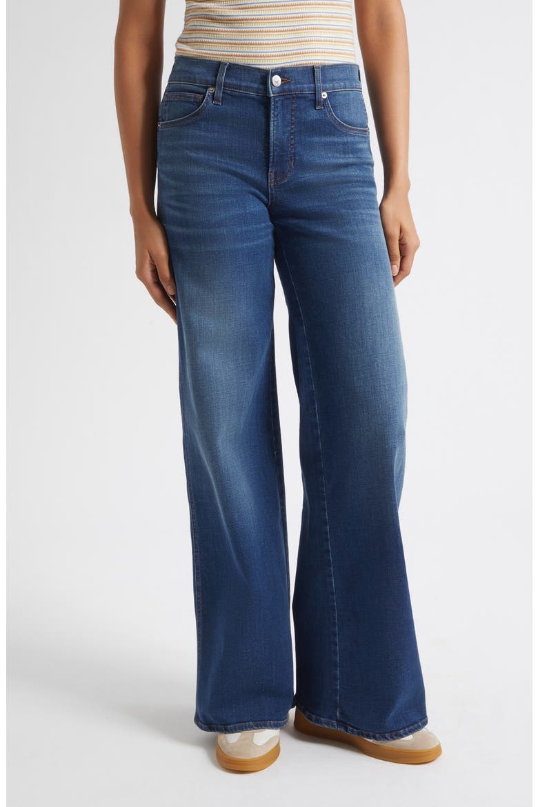 Taylor Mid Rise Wide Leg Jeans, Main, color, NORTH STAR