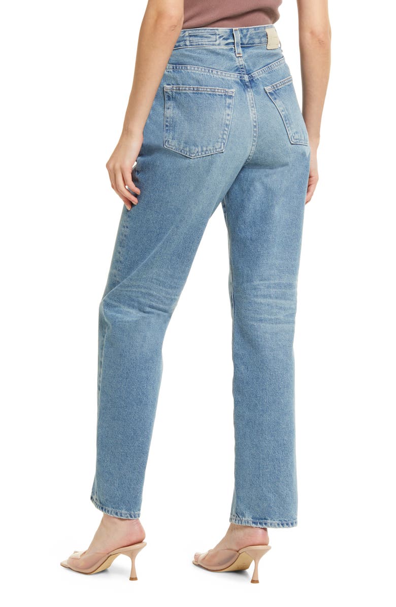 AG Clove High Waist Straight Leg Jeans, Alternate, color, 