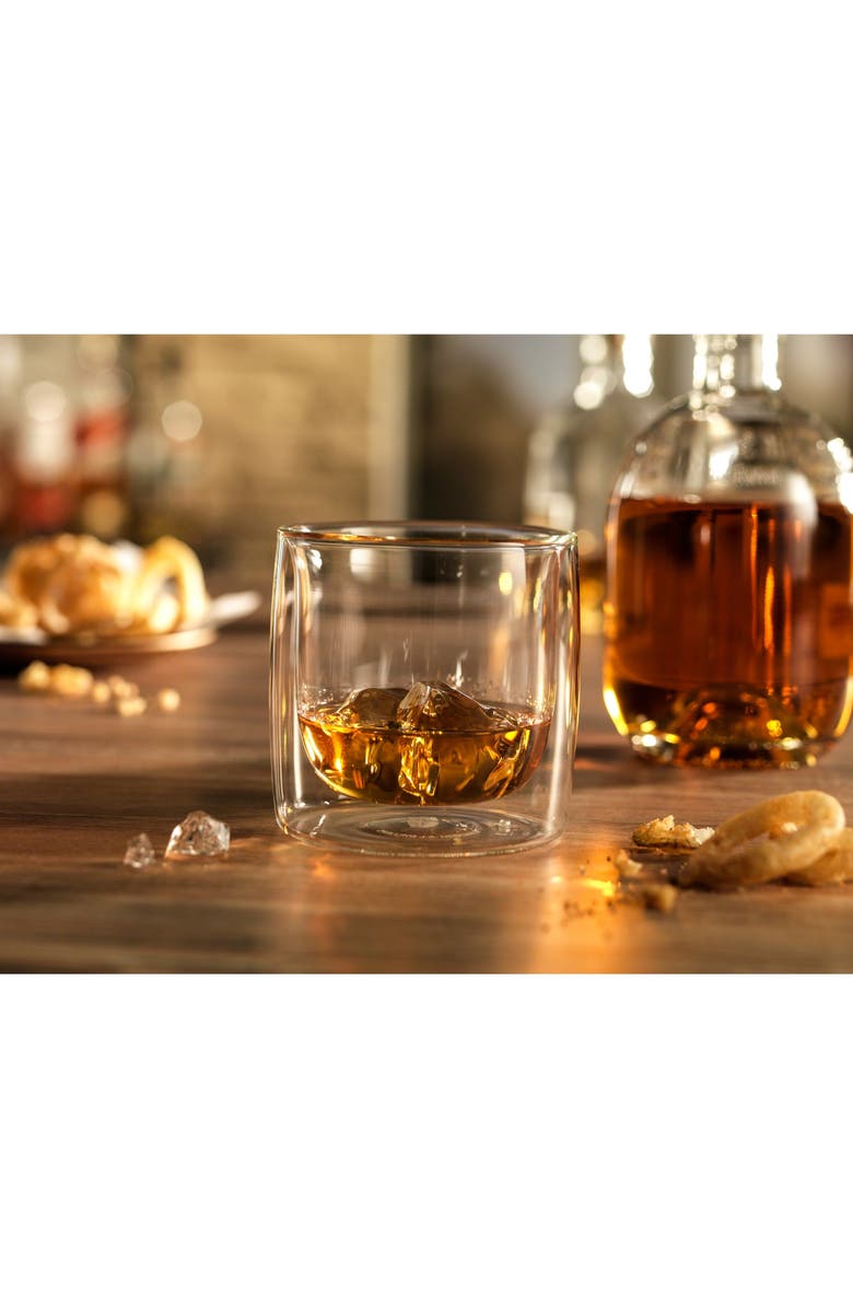 ZWILLING Sorrento Set of 2 Double Wall Bar Glasses, Alternate, color, Clear