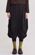 LUUKAA Ninon Velvet Balloon Skirt
