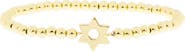 MARLYN SCHIFF Star of David Stretch Bracelet