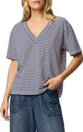 Splendid Kacey Stripe V-Neck T-Shirt
