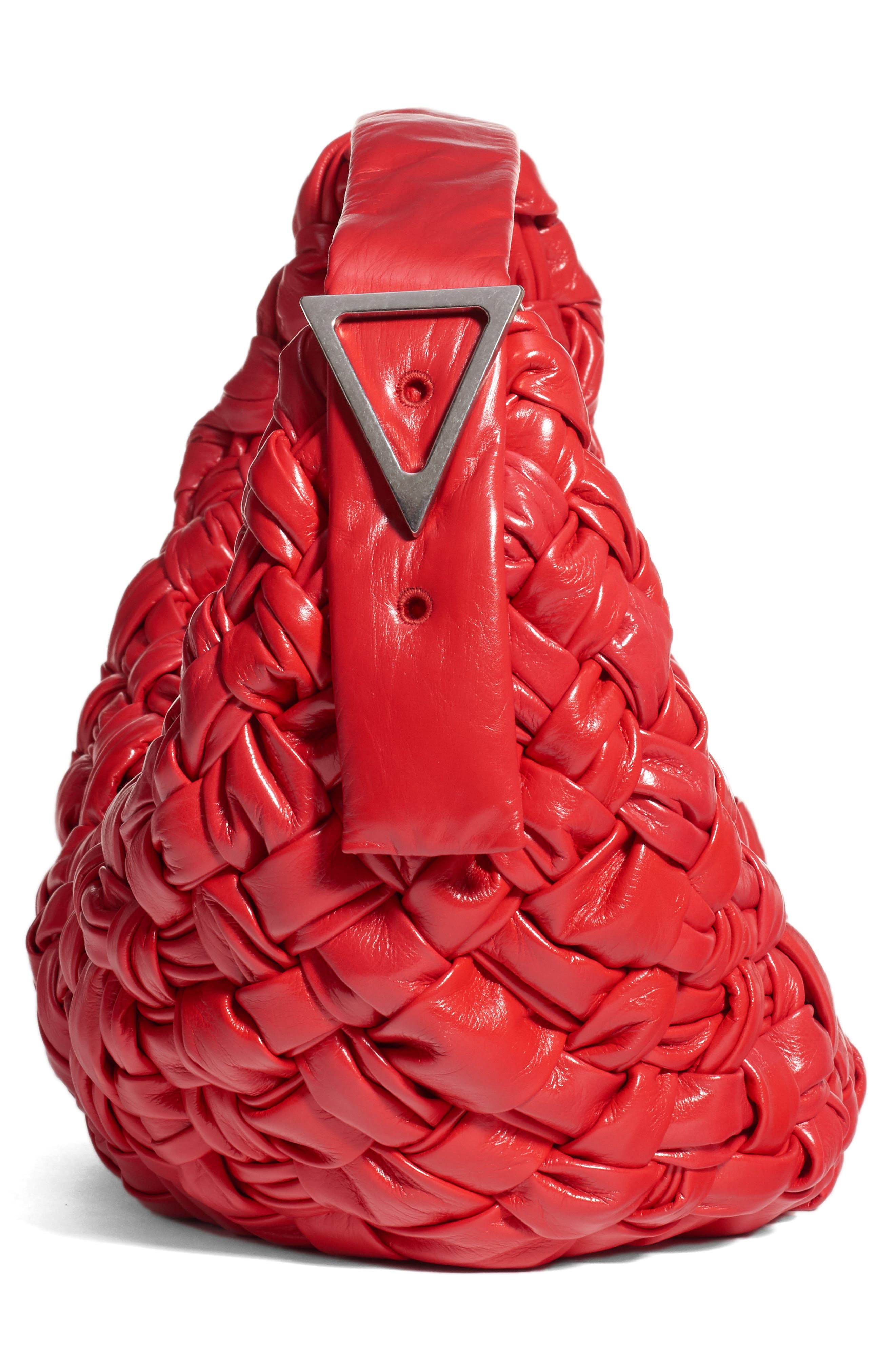 Bottega Veneta BV Banana Woven Leather Shoulder Bag, Alternate, color, 