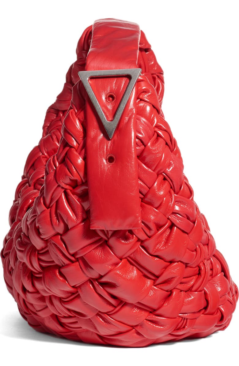 Bottega Veneta BV Banana Woven Leather Shoulder Bag, Alternate, color,