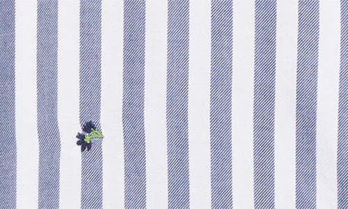 BEACHLUNCHLOUNGE BEACHLUNCHLOUNGE KAYLEE HEART STRIPE LONG SLEEVE BUTTON-UP SHIRT 